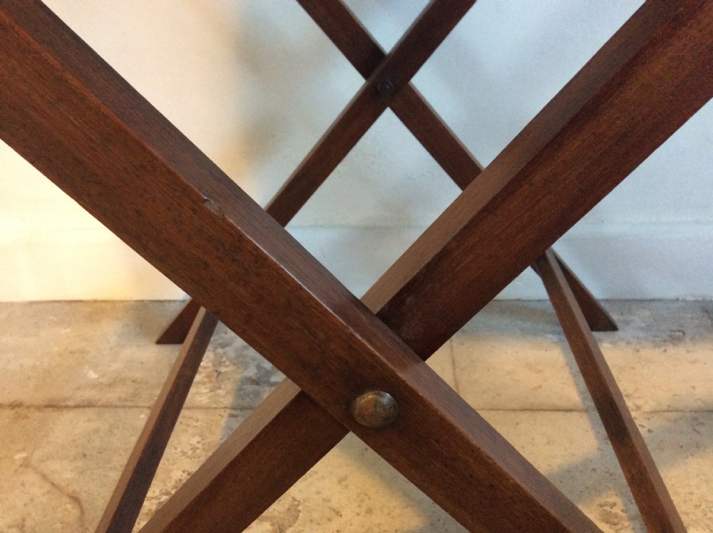 A 19thC Butlers tray on stand View VIII