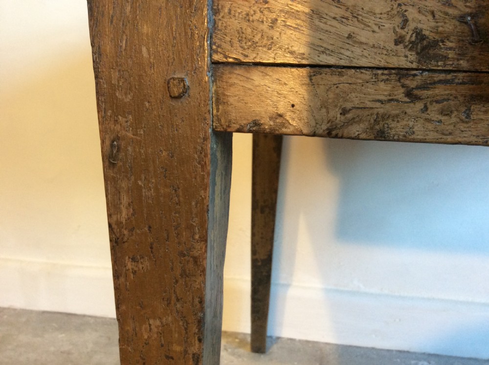 A rustic French lamp table View V