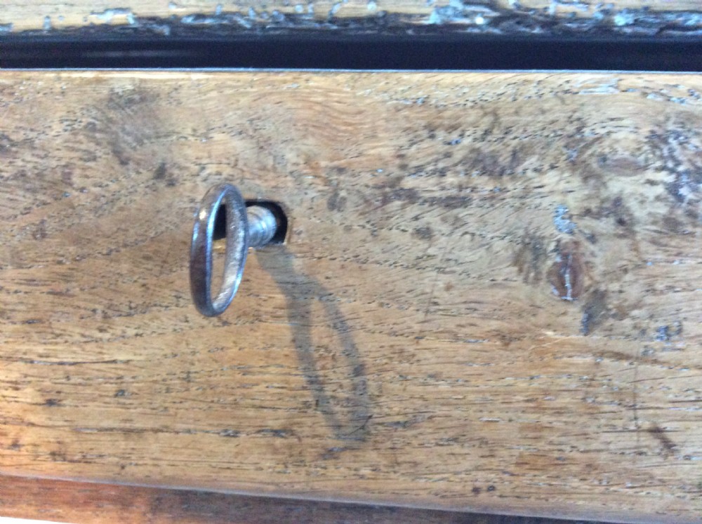 A rustic French lamp table View VI