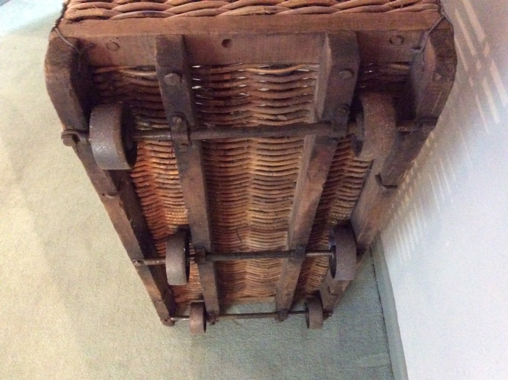 A French hotel laundry basket View III