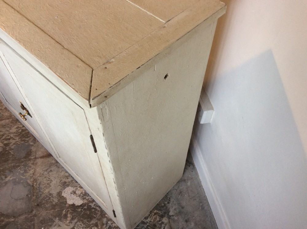 A Victorian painted cupboard View XI