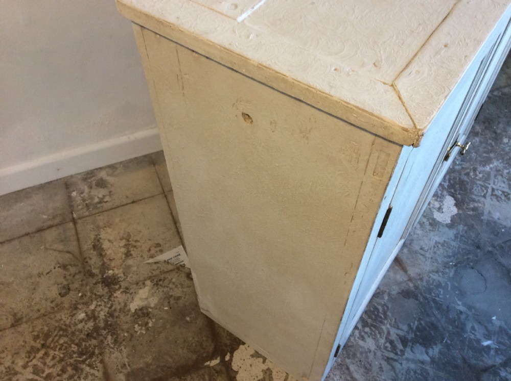 A Victorian painted cupboard View XII