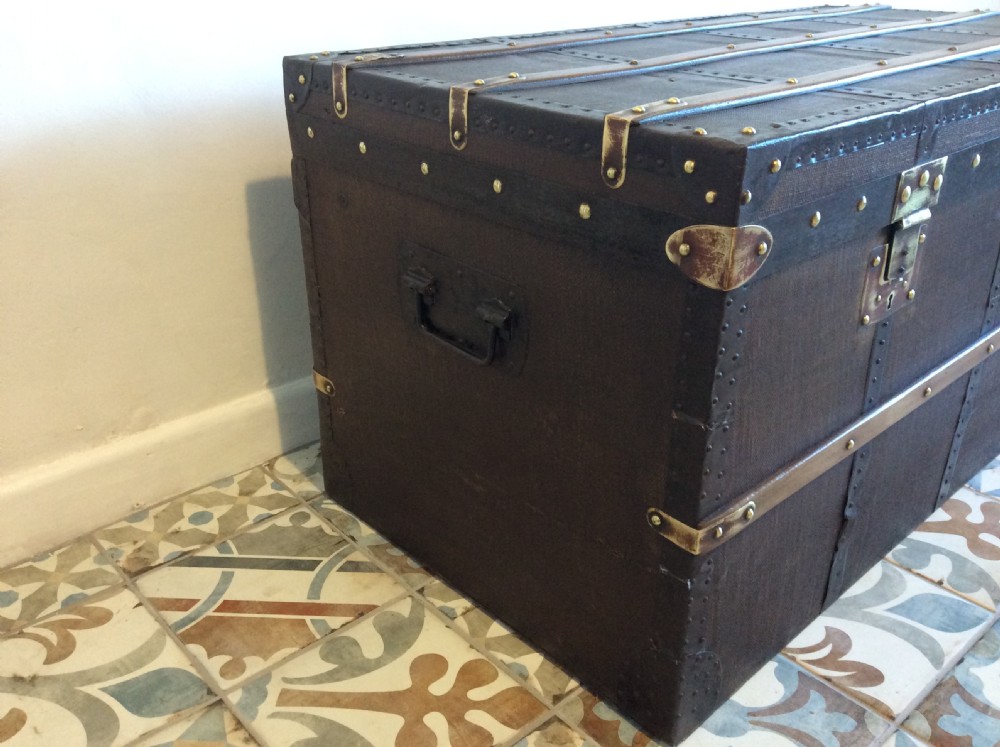 A large French  travelling trunk View III