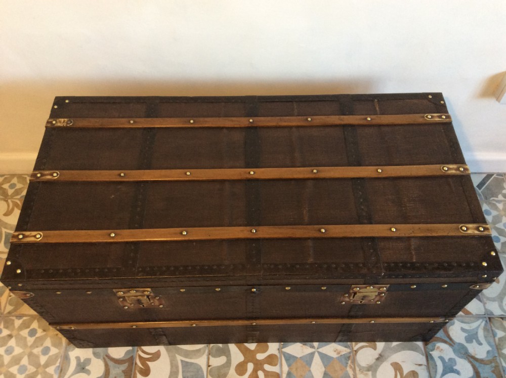 A large French  travelling trunk View IV