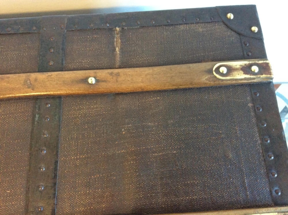 A large French  travelling trunk View V