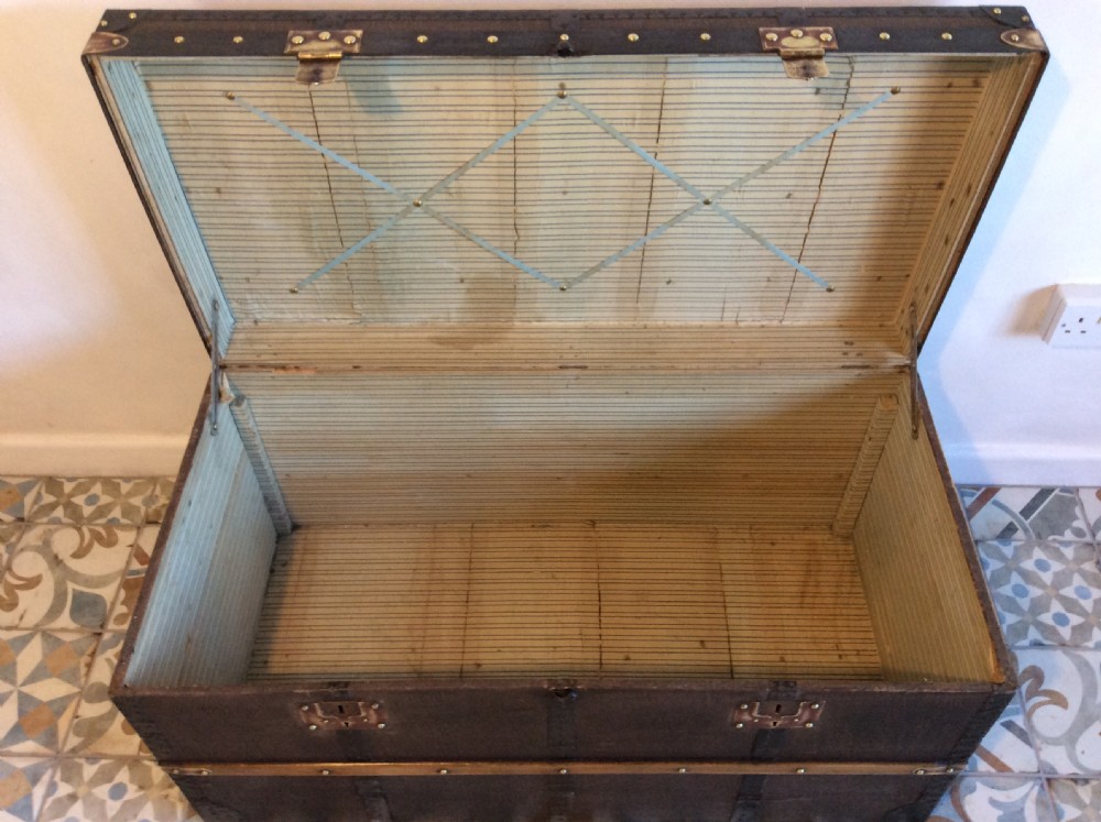 A large French  travelling trunk View VI