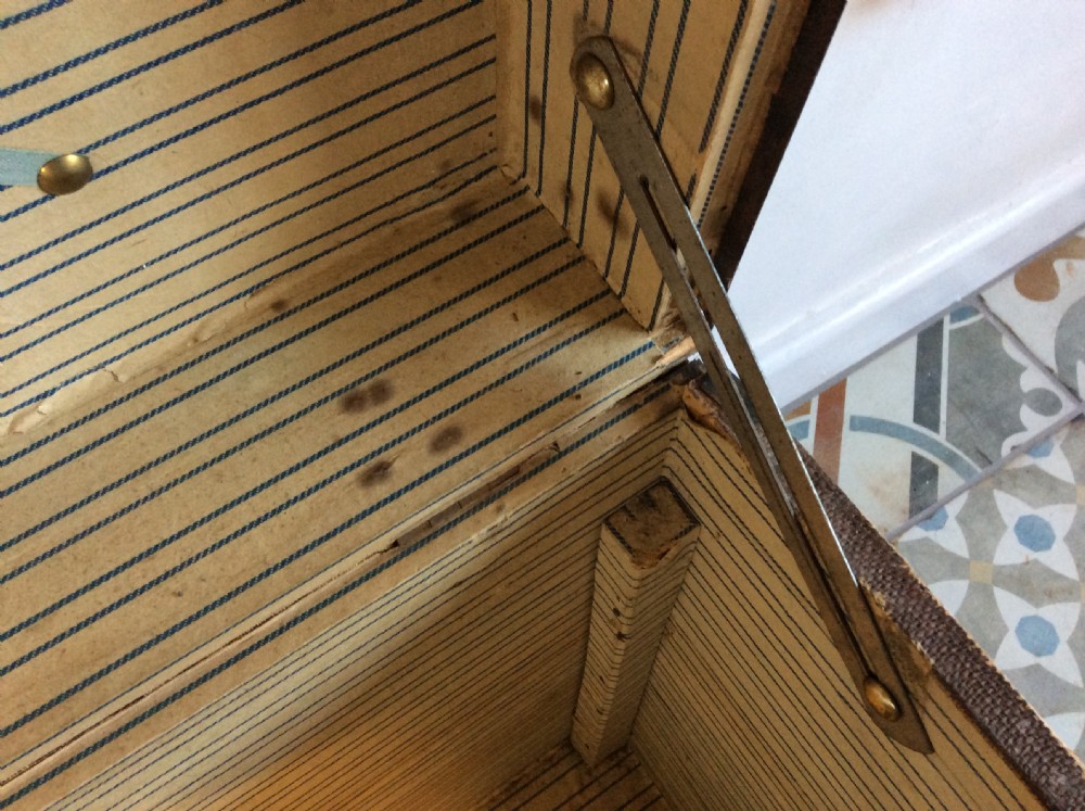 A large French  travelling trunk View VII