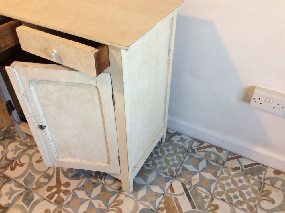 A French painted buffet cupboard View V