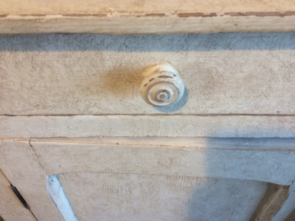 A French painted buffet cupboard View VI