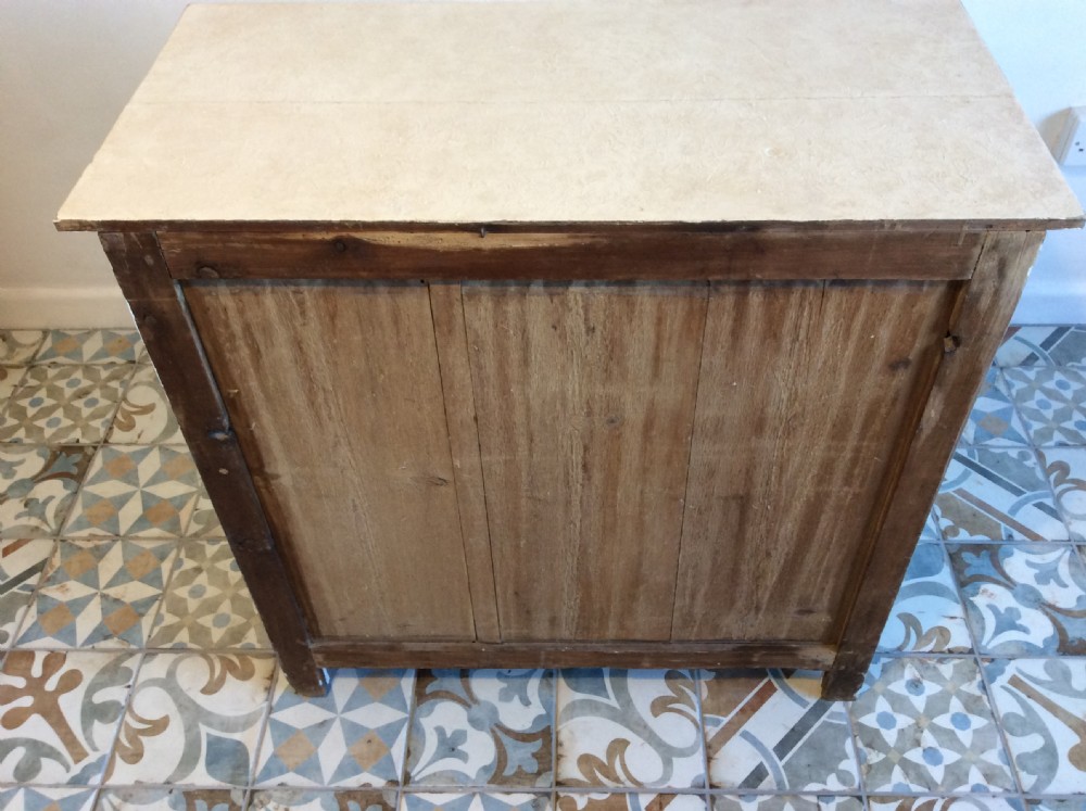 A French painted buffet cupboard View X