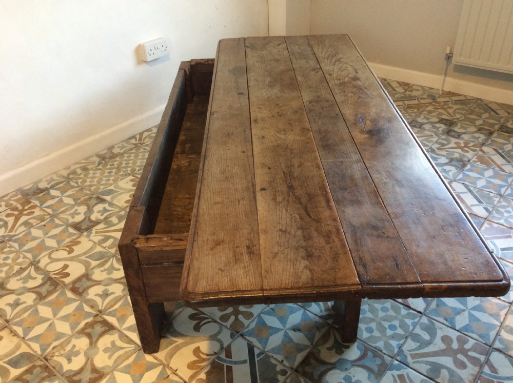 A large French farmhouse coffee table View IV