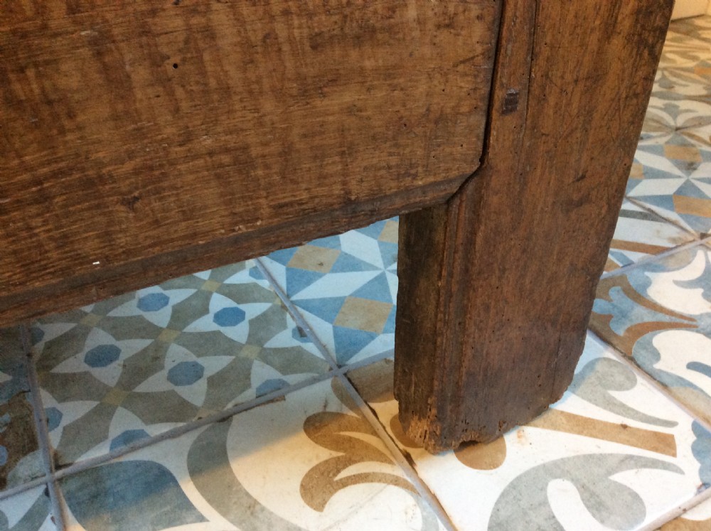 A large French farmhouse coffee table View XV
