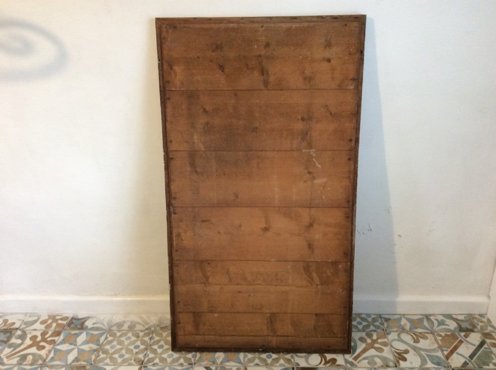 A late 19thC French pine framed mirror View VI