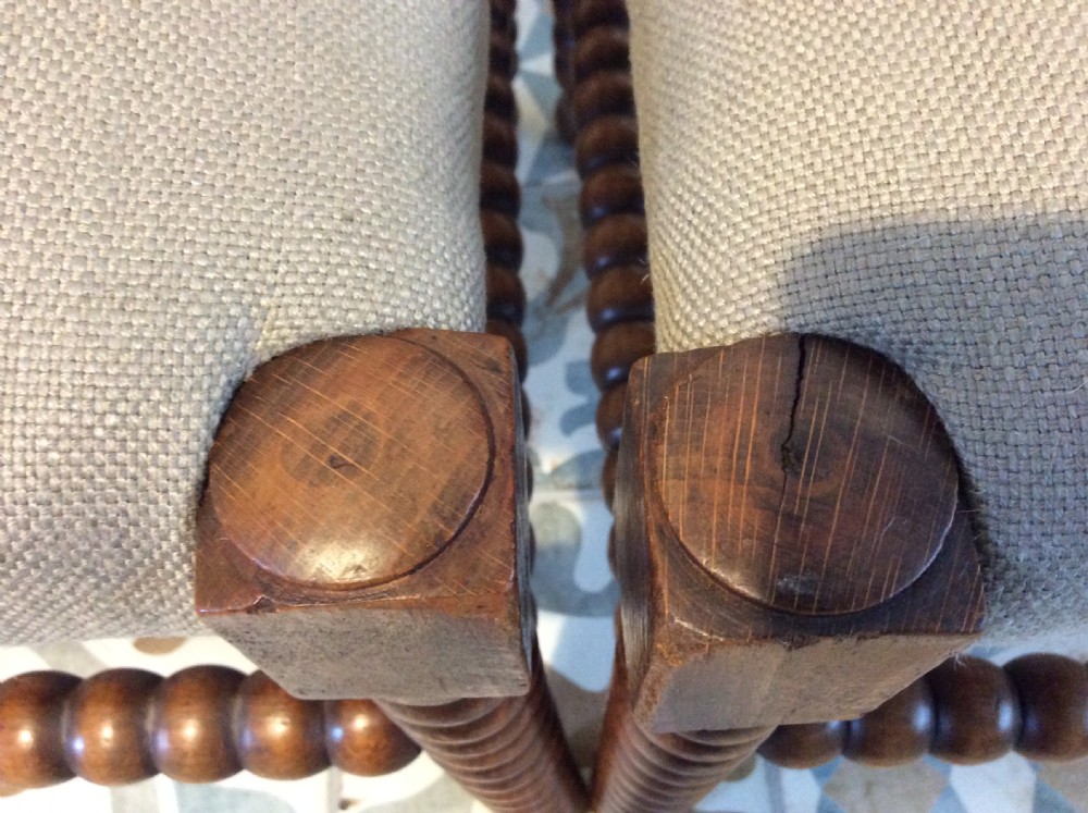 A pair of liberty style bobbin corner chairs View VII