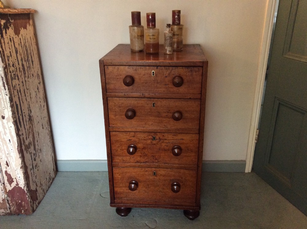 A 19thC four drawer pedestal chest View II