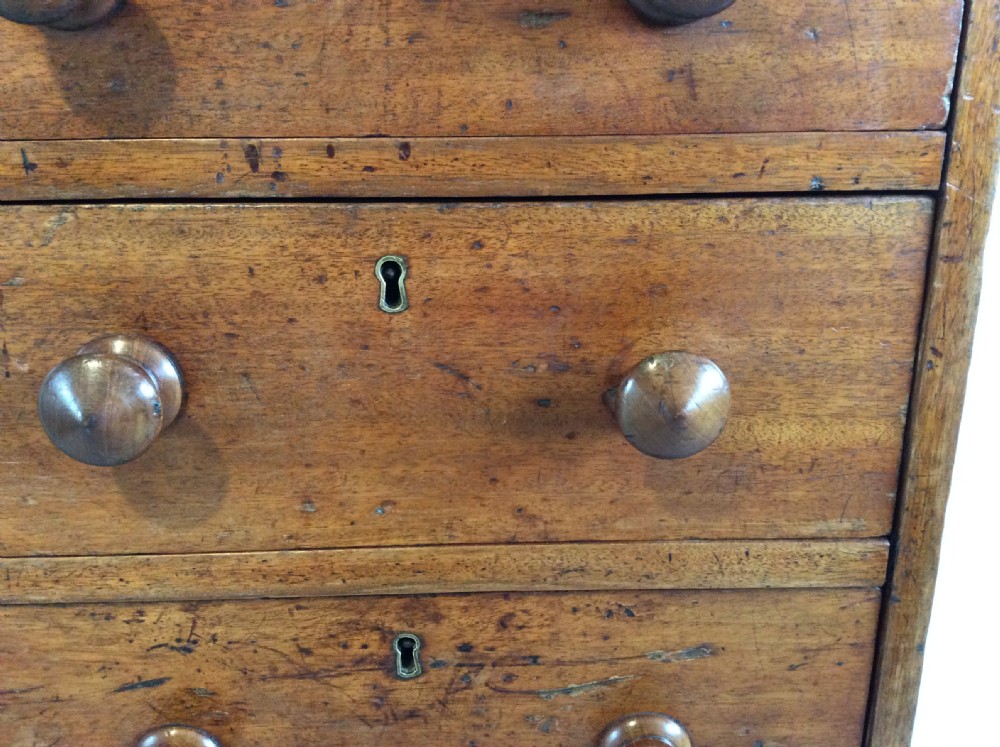 A 19thC four drawer pedestal chest View IV