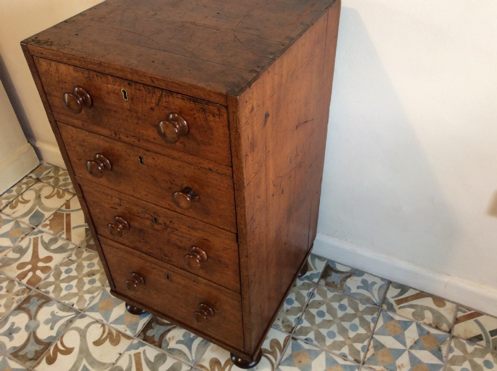 A 19thC four drawer pedestal chest View IX
