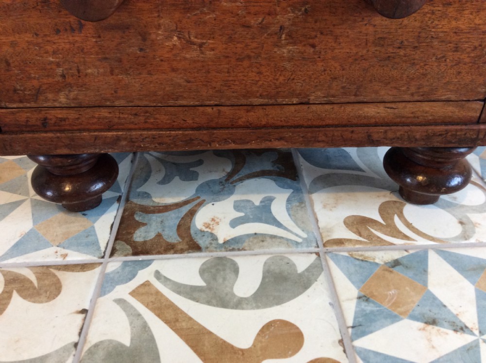 A 19thC four drawer pedestal chest View XI