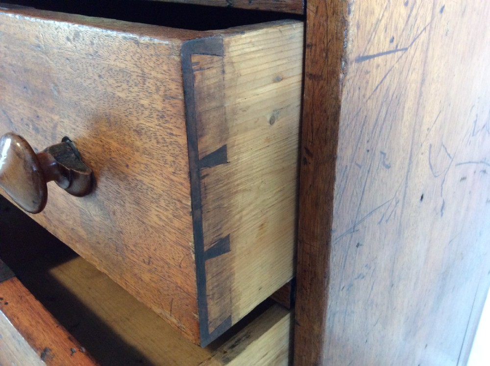 A 19thC four drawer pedestal chest View XIII
