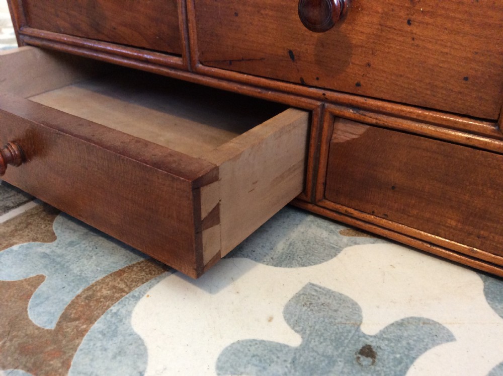 An 18thc nest of pigeon holes and drawers View V