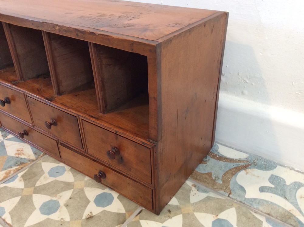 An 18thc nest of pigeon holes and drawers View VII