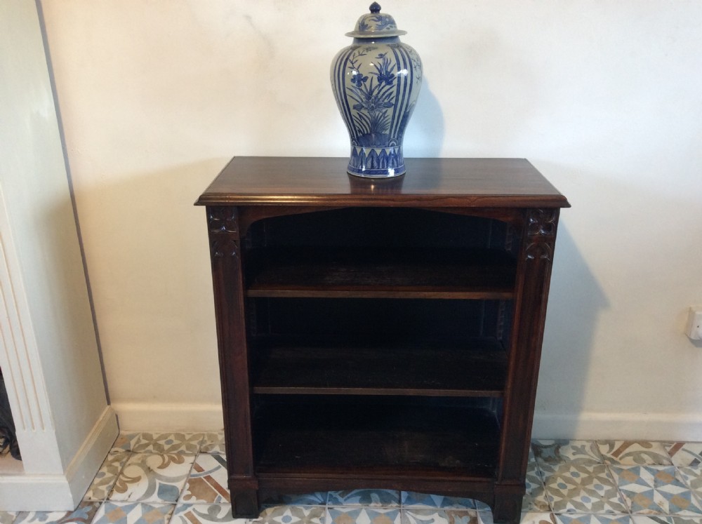 A 19thC gothic open bookcase View II