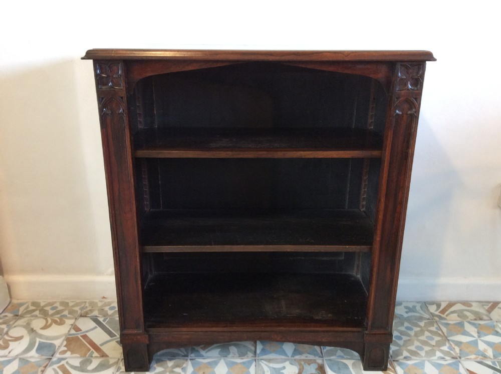 A 19thC gothic open bookcase View III