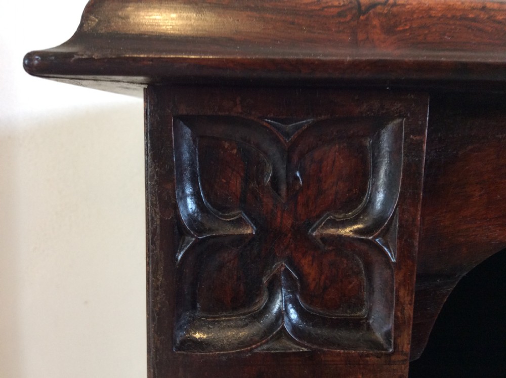 A 19thC gothic open bookcase View IV