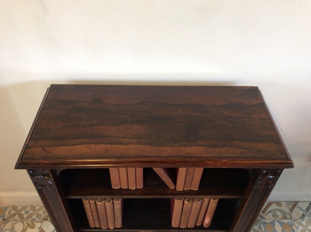 A 19thC gothic open bookcase View VII
