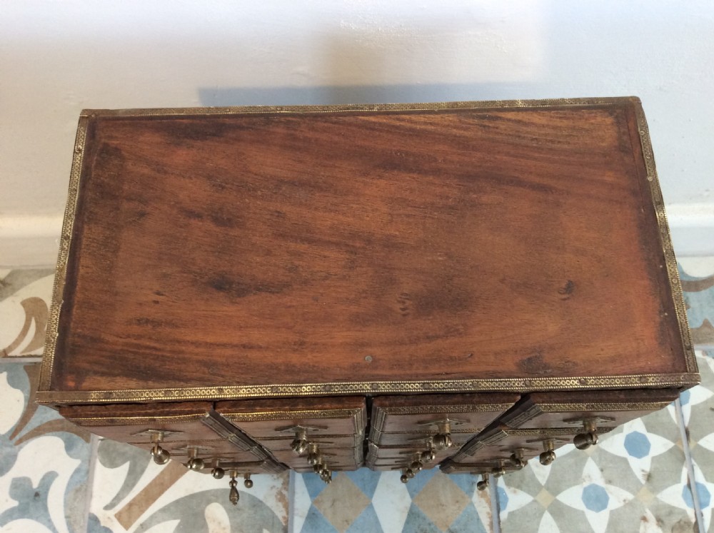 A North Indian bank of spice drawers View III