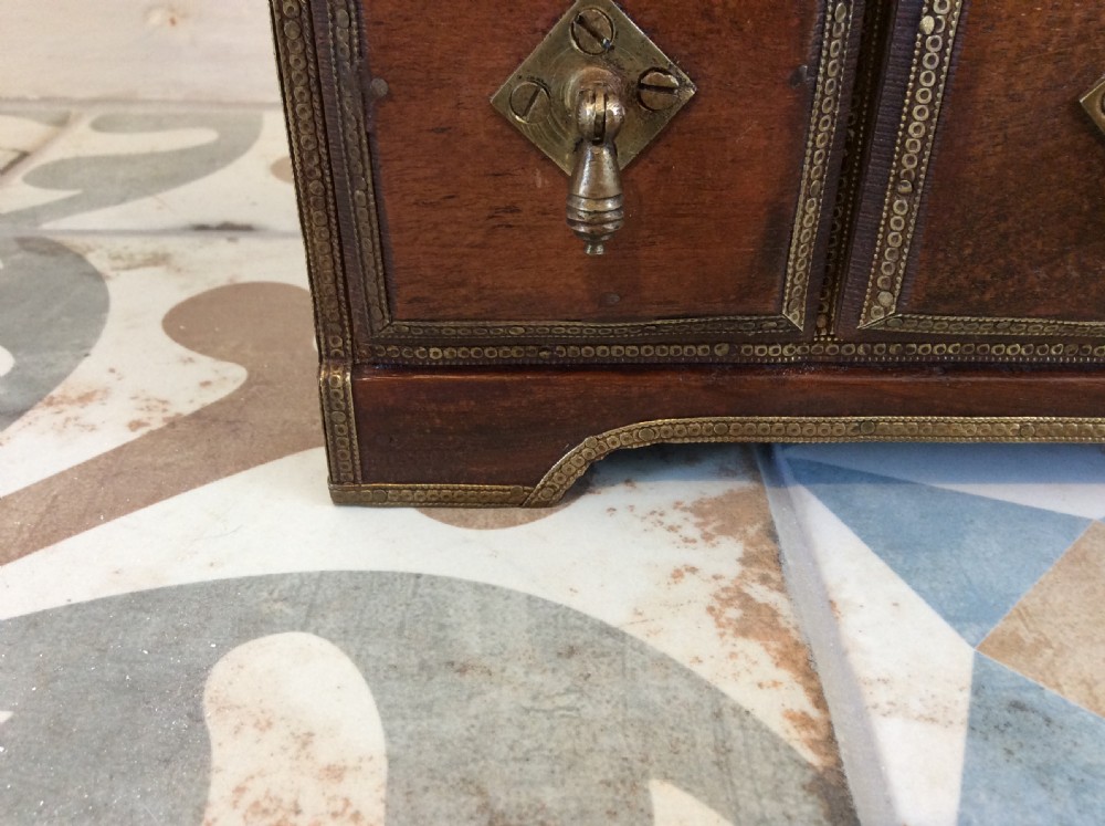 A North Indian bank of spice drawers View IV