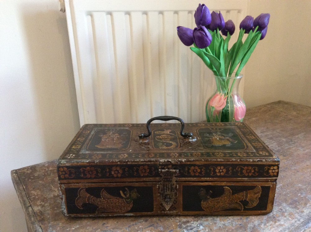 A 19thC Northern Indian marriage box View II