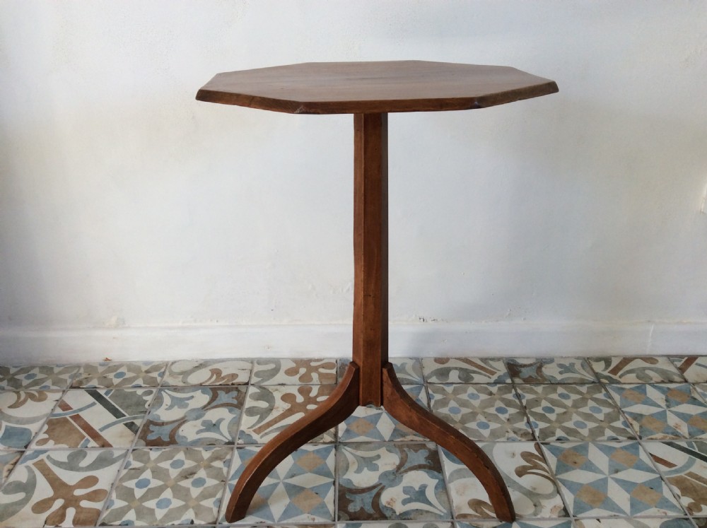 A 19thC French tripod wine table
