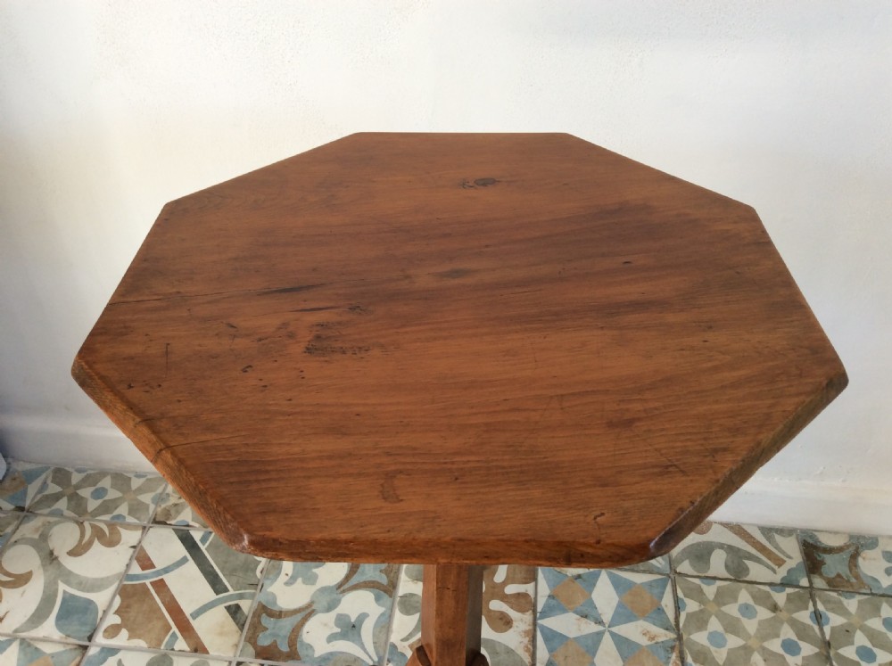 A 19thC French tripod wine table View III