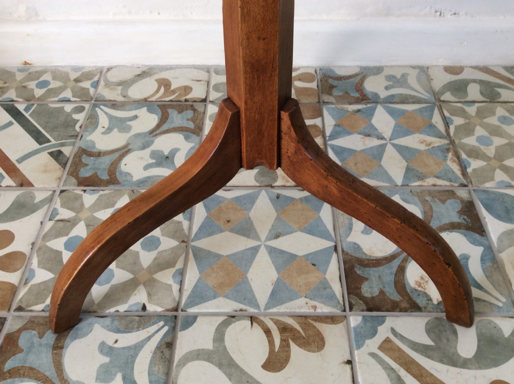 A 19thC French tripod wine table View IV