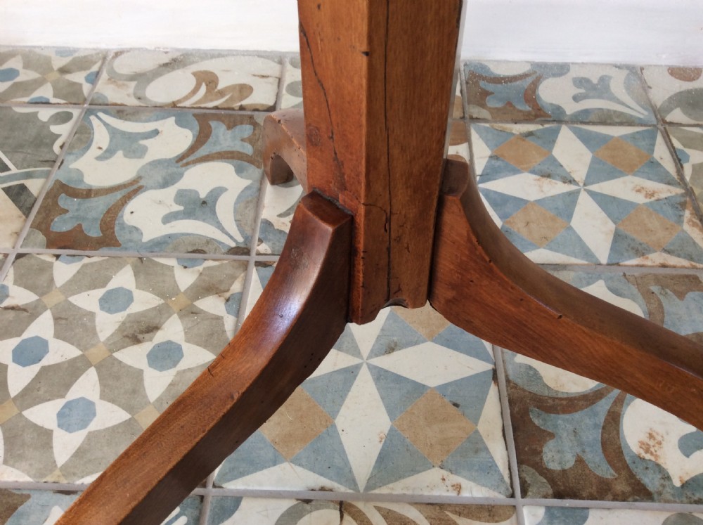 A 19thC French tripod wine table View VI