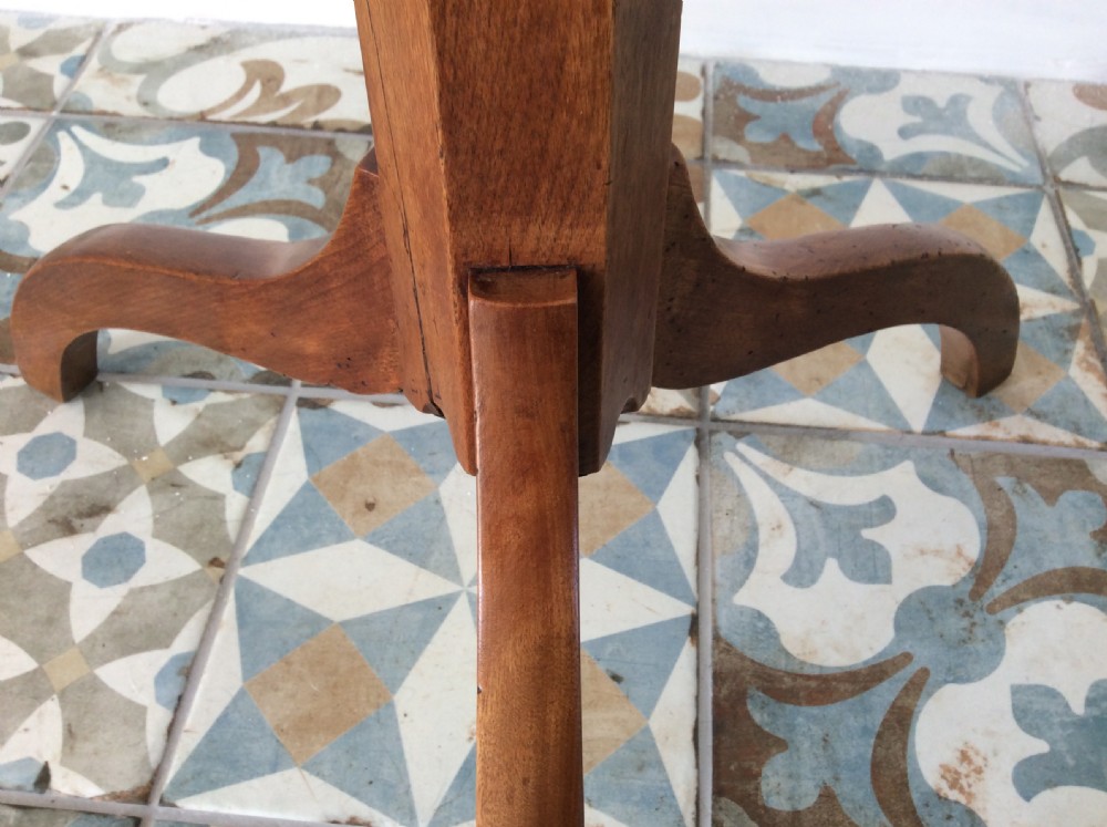 A 19thC French tripod wine table View VII