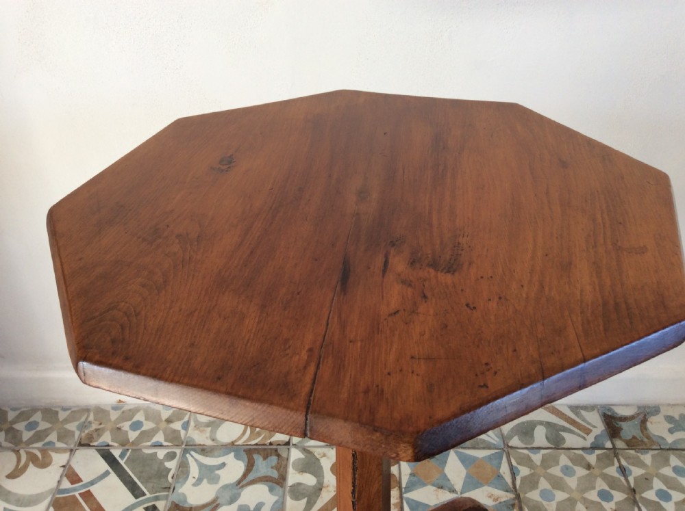 A 19thC French tripod wine table View VIII