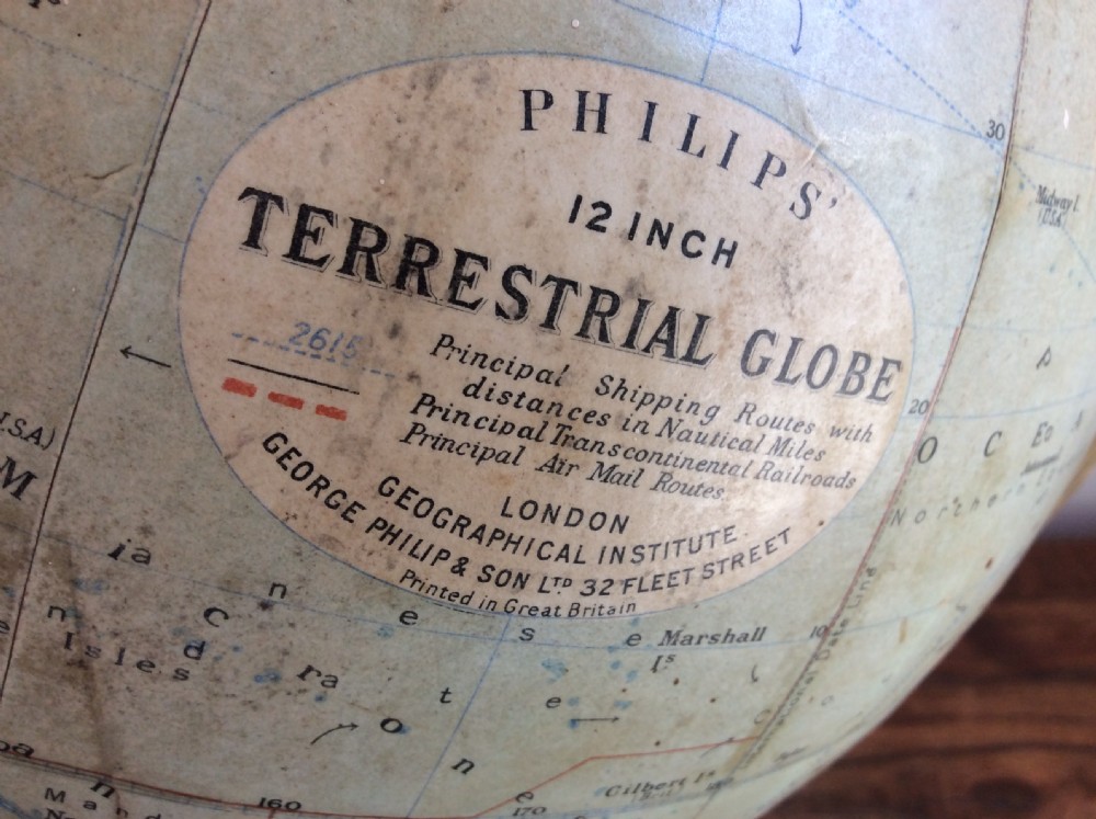 A 1930's Philips globe View III