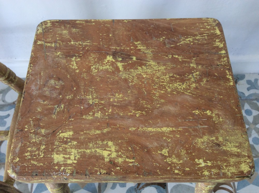 A pair of late Victorian low stools View IV