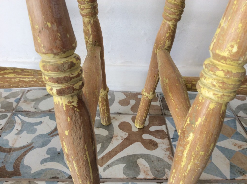A pair of late Victorian low stools View V