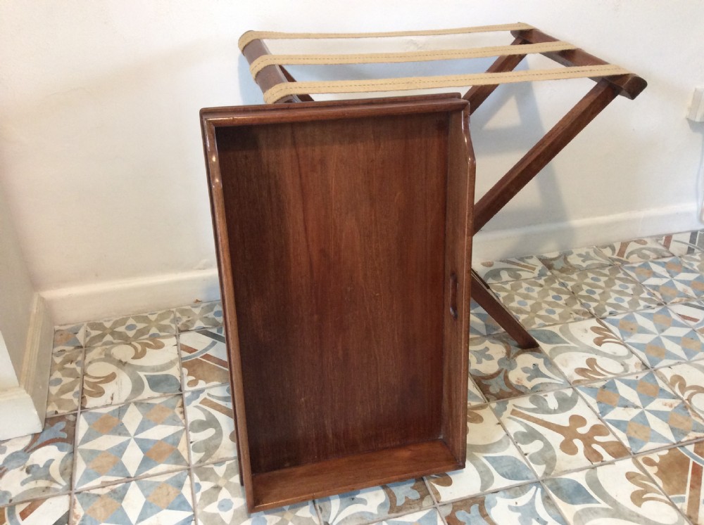 A 19thC mahogany butlers tray View IX