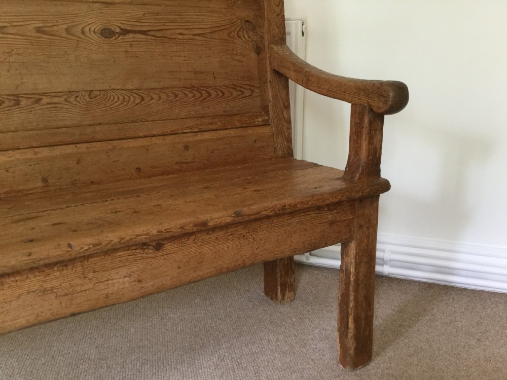 A rustic French hall bench View VI
