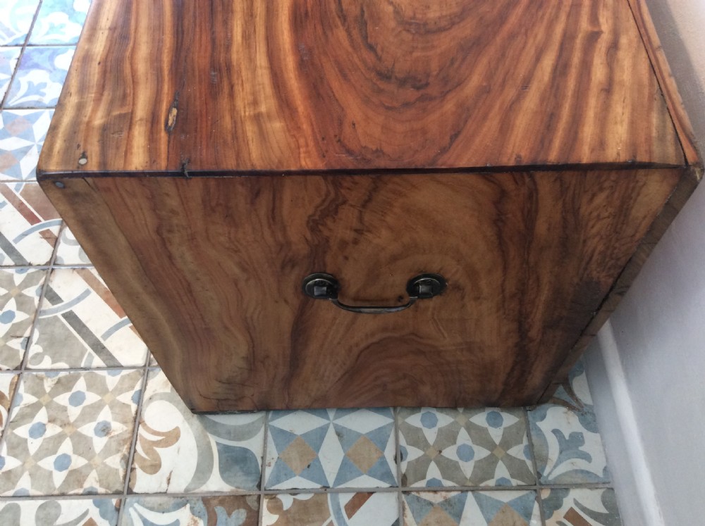 A 19thC camphor wood campaign chest View VIII