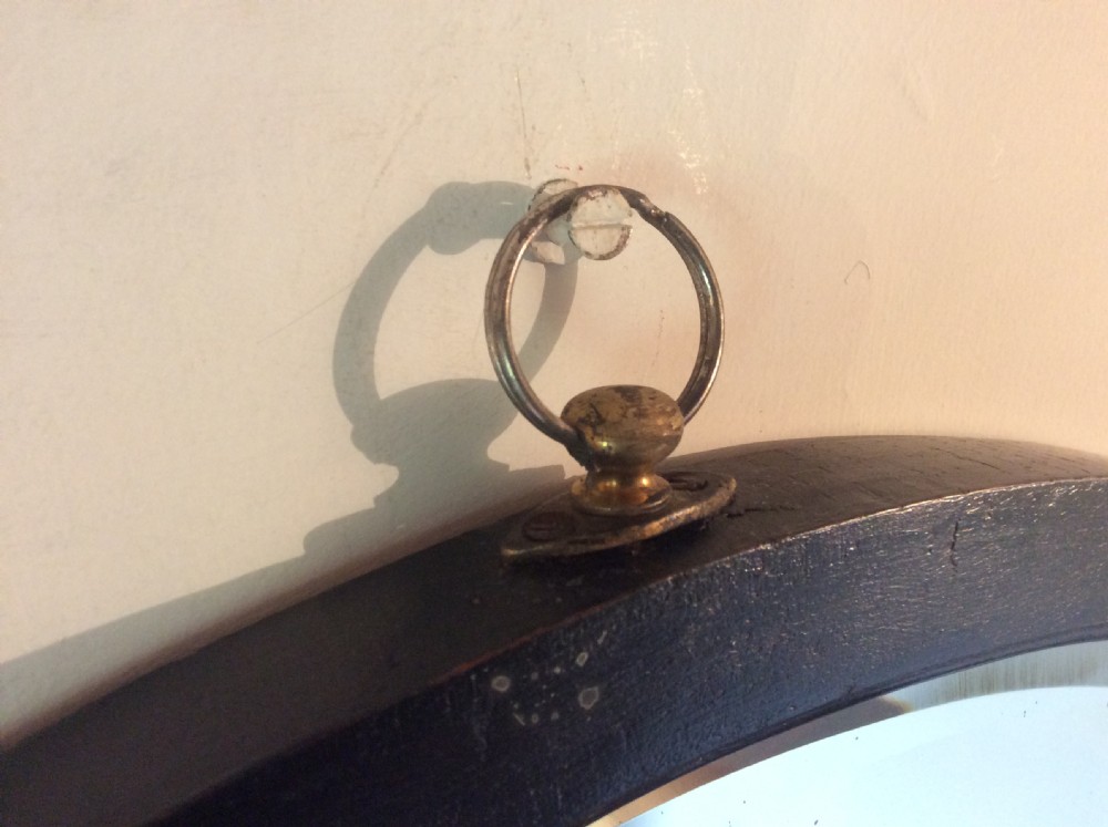 A large Victorian circular wall mirror View III