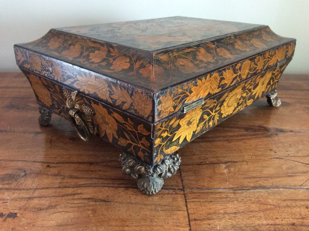 A Regency penwork box View VIII