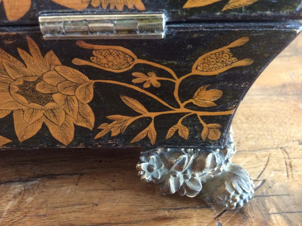 A Regency penwork box View IX