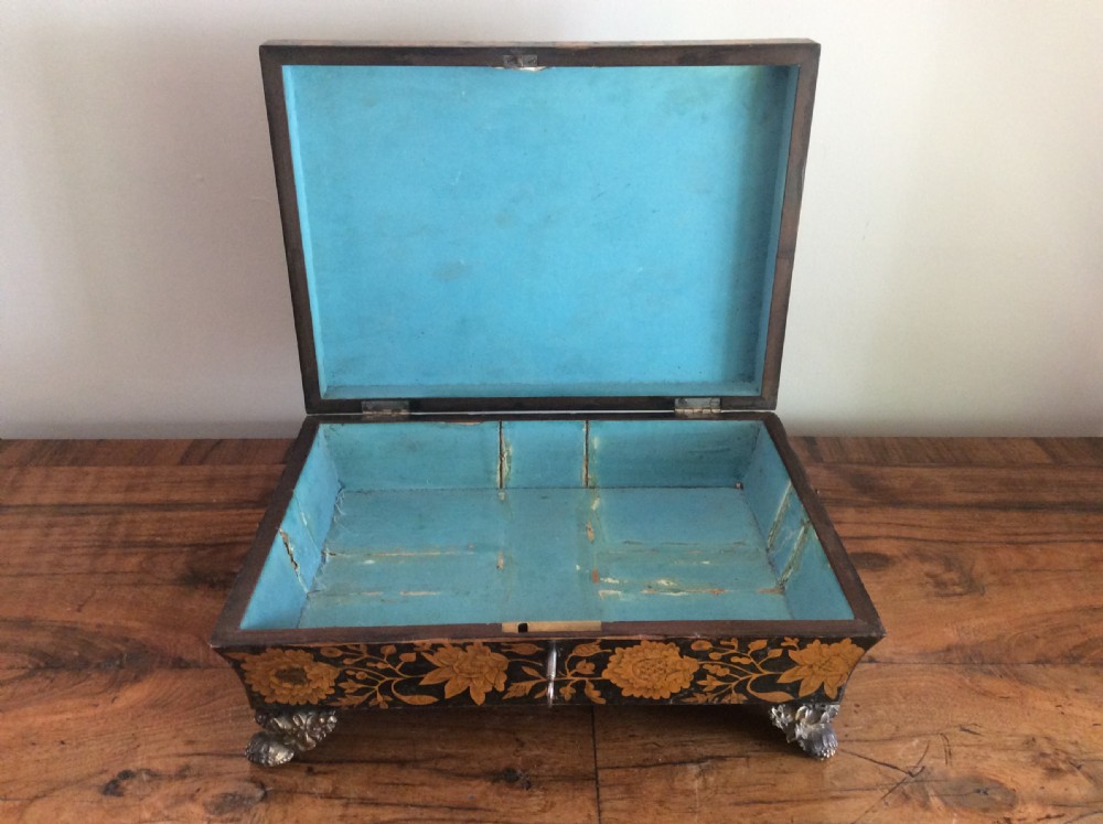 A Regency penwork box View XI