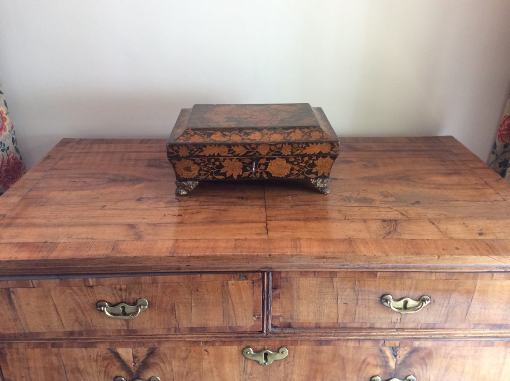 A Regency penwork box View XV