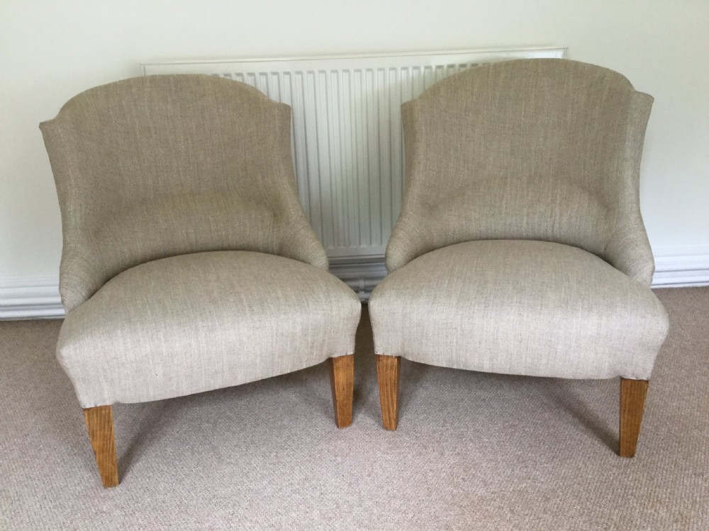 A pair of late 19thC French side chairs View IV